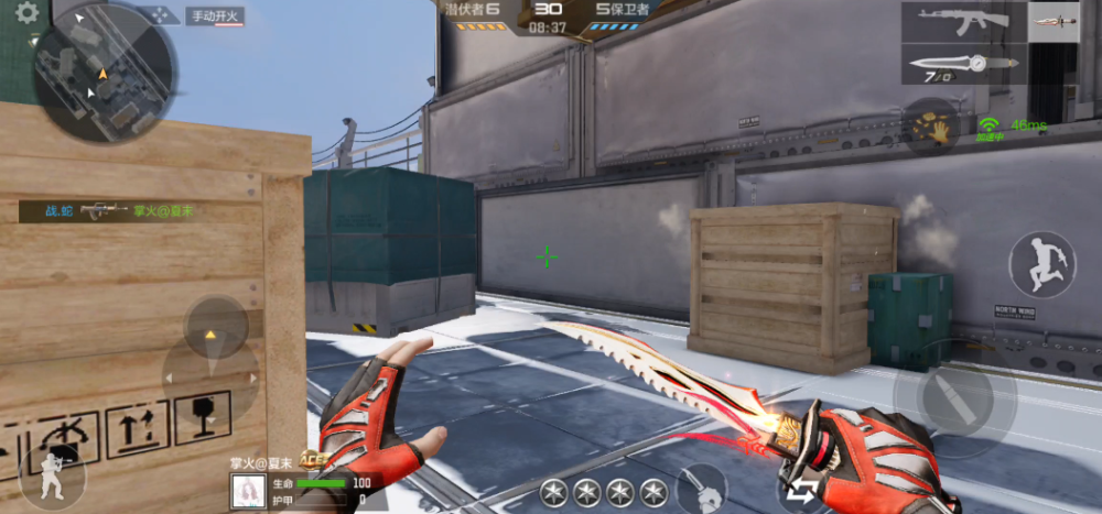 cf手游体验服快车近战武器白骨刀抢先看刀起刀落瞬间秒杀