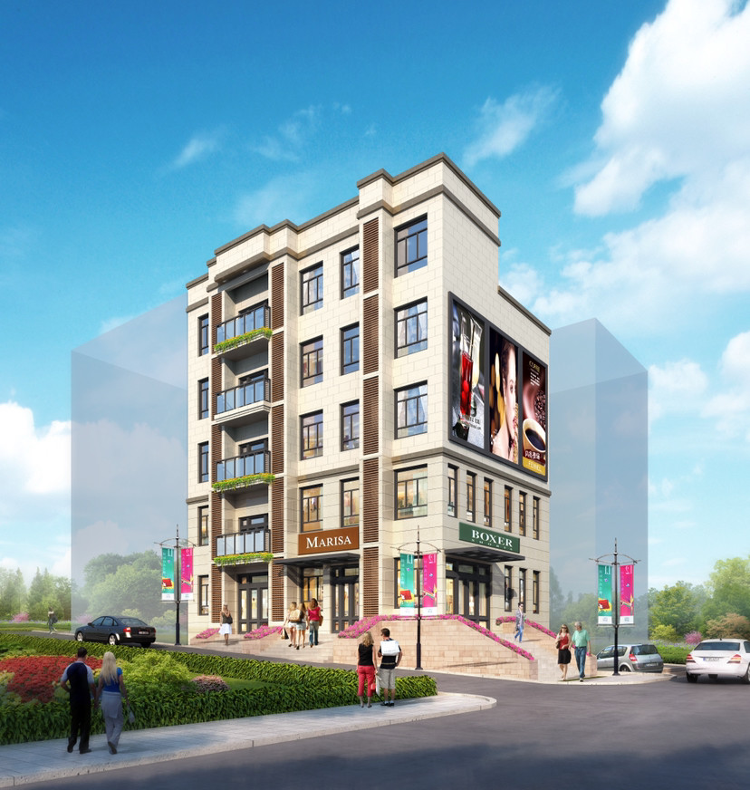 五层小型商住楼设计_腾讯新闻