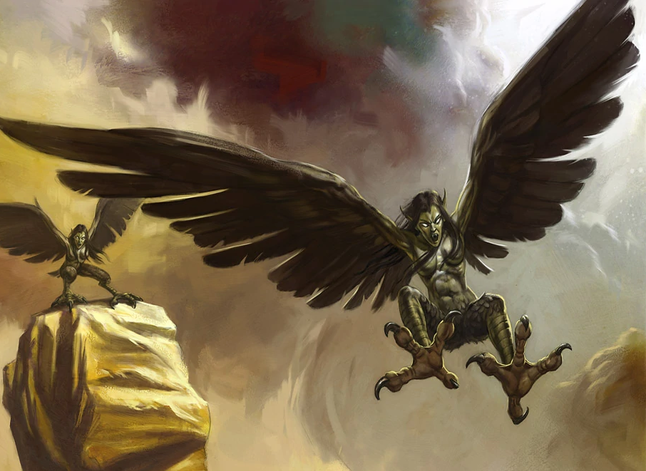 鹰身女妖是提丰和厄喀德那四位女儿的总称,她们原先是风之精灵,冥王的