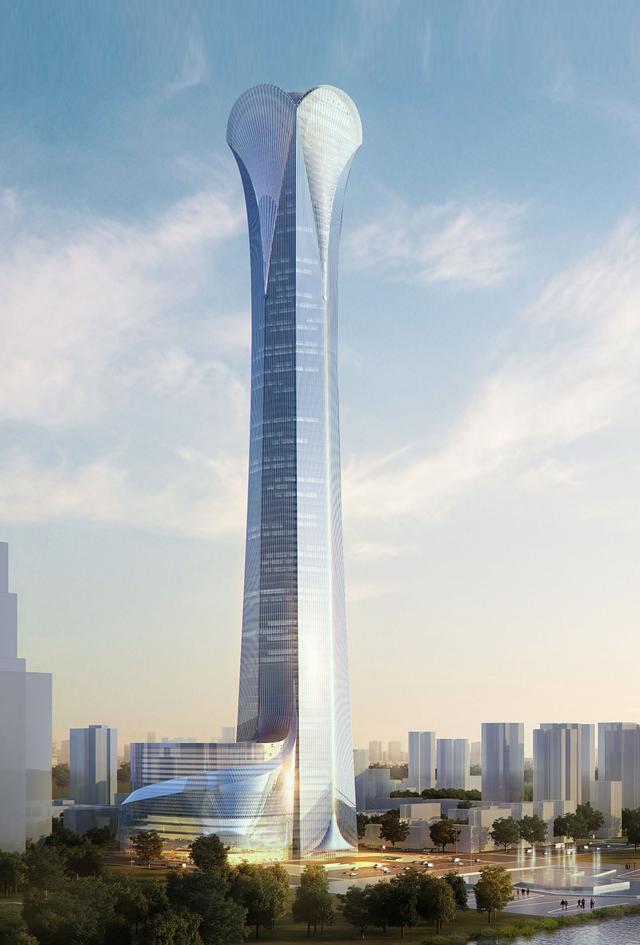 高475米!武汉未来地标性摩天楼,形如巨型灯塔指引长江航道