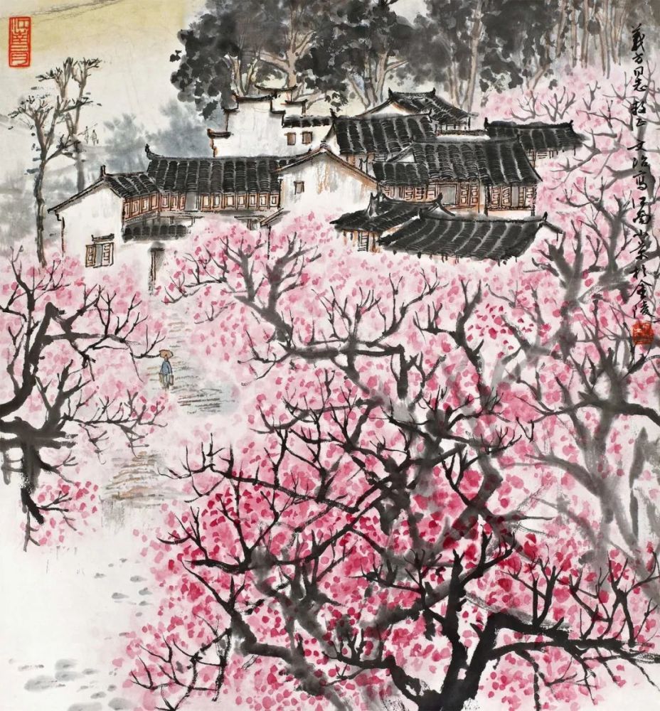 三月,赏画家笔下的江南春色图!_腾讯新闻