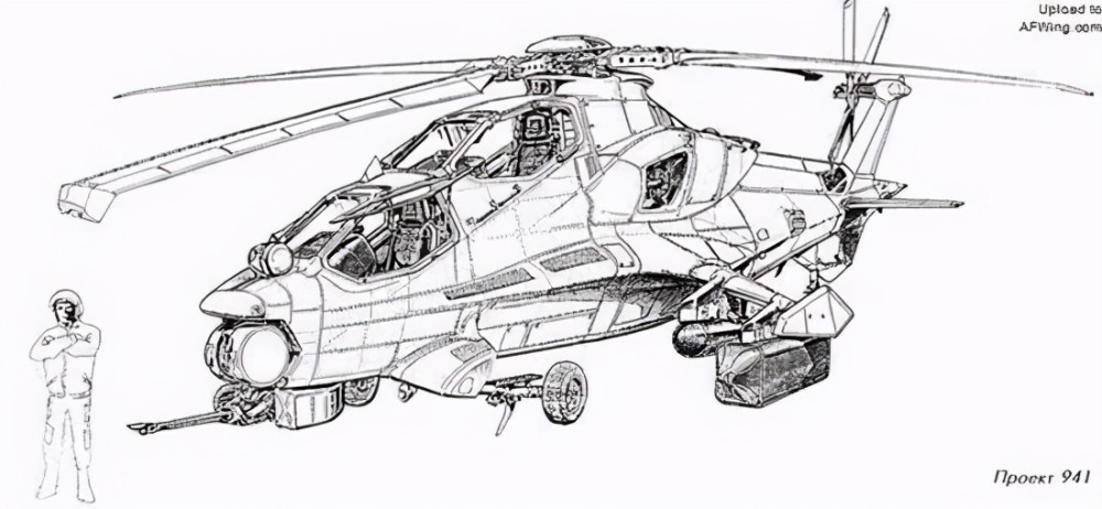 直10武装直升机简笔画图片