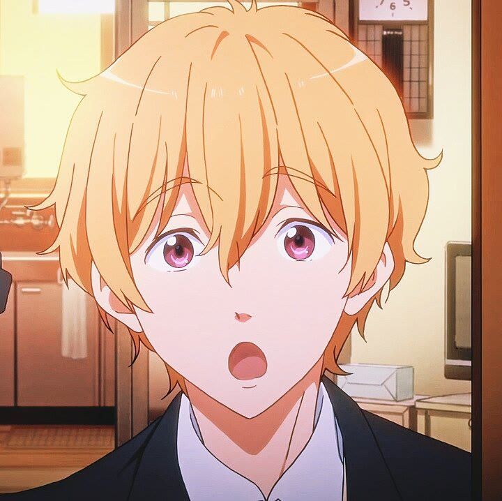 动漫男头有空一起看日落啊我说的是一起