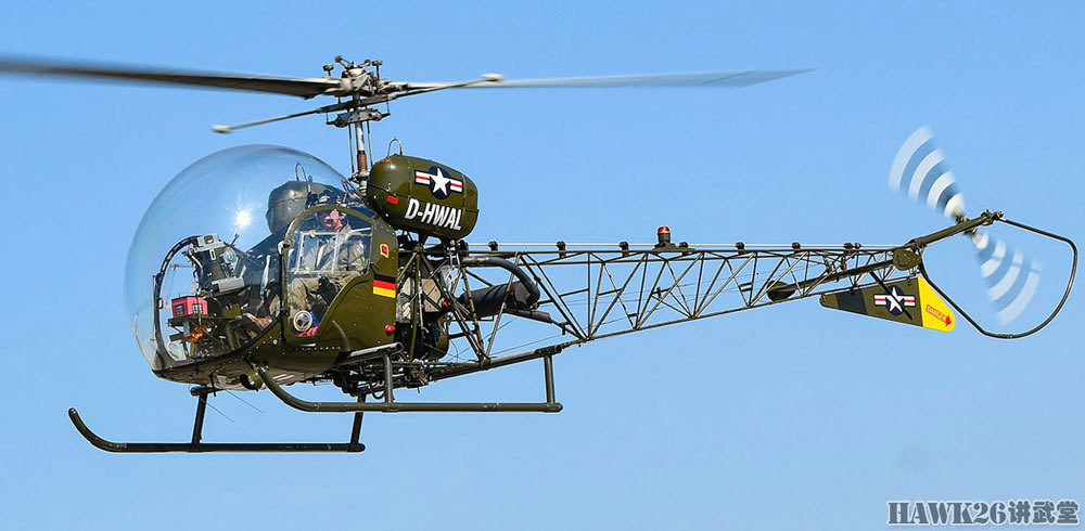 75年前贝尔47成为首款民用直升机逾千架单眼蜻蜓仍在飞行