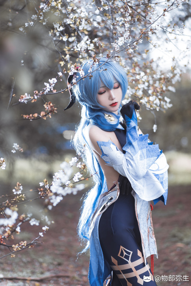 喵特cos原神甘雨为了岩王帝君