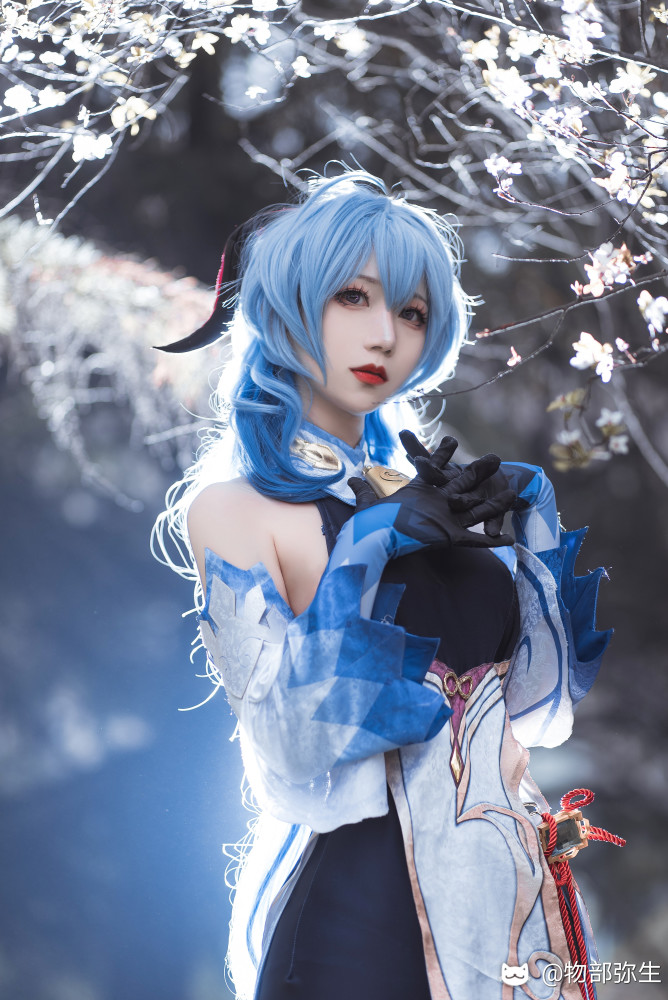 喵特cos原神甘雨为了岩王帝君