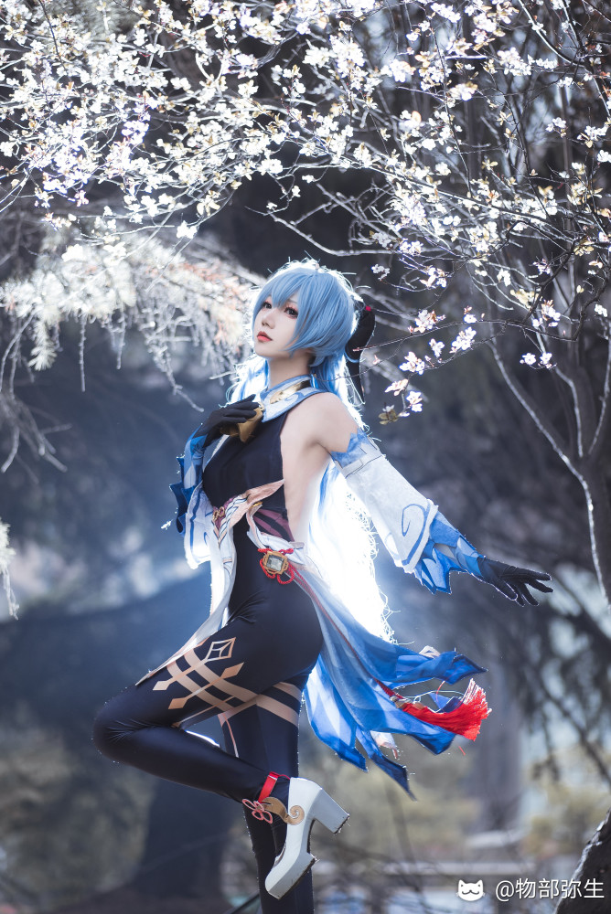 喵特cos原神甘雨为了岩王帝君