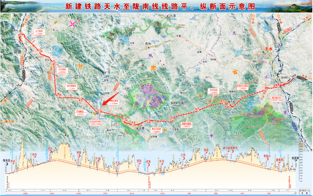 陇南铁路规划图图片