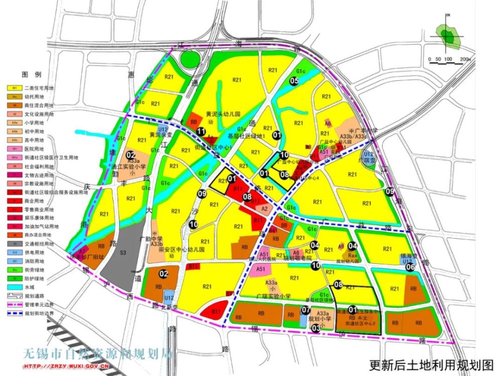 重磅无锡主城规划调整新增教育用地