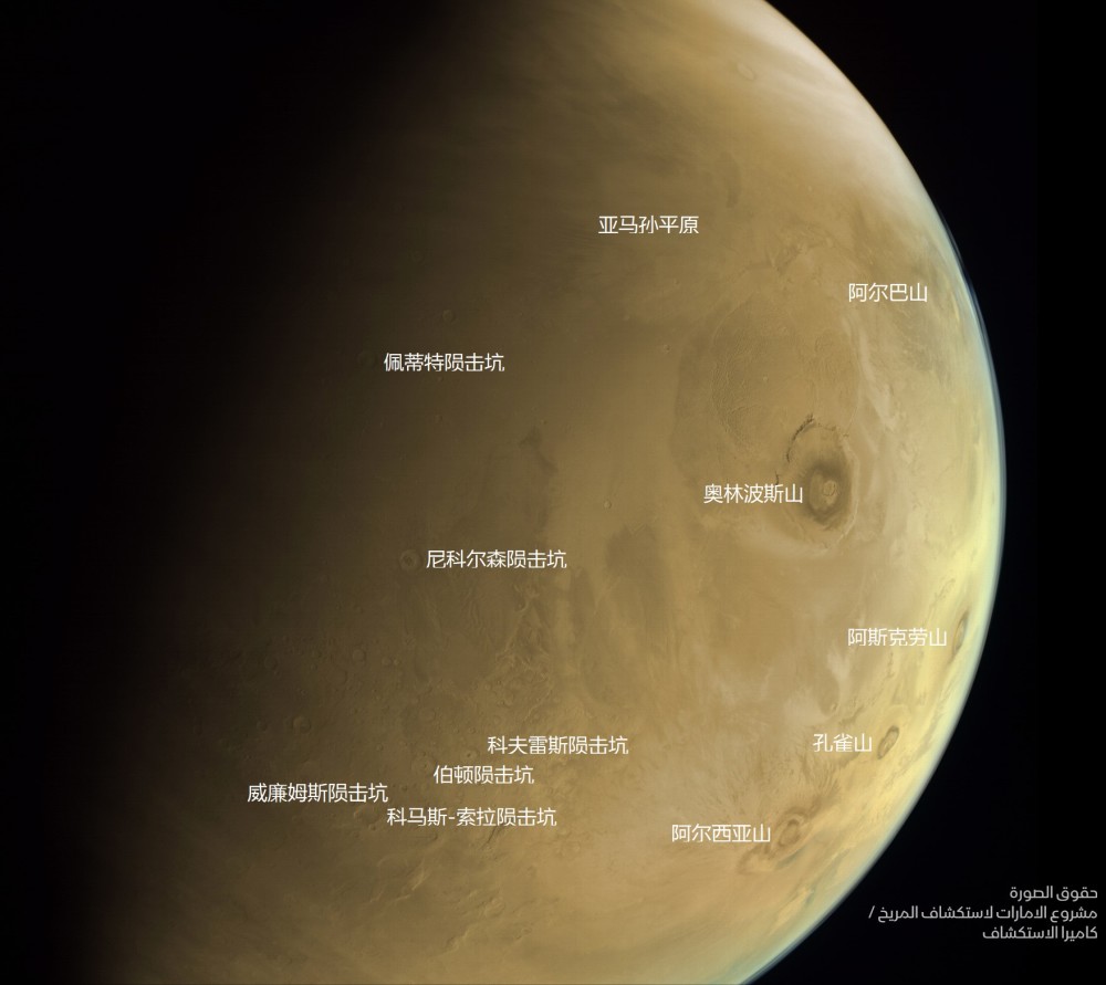 火星|黎明时气温零下80多度——“希望”号给火星“量体温”