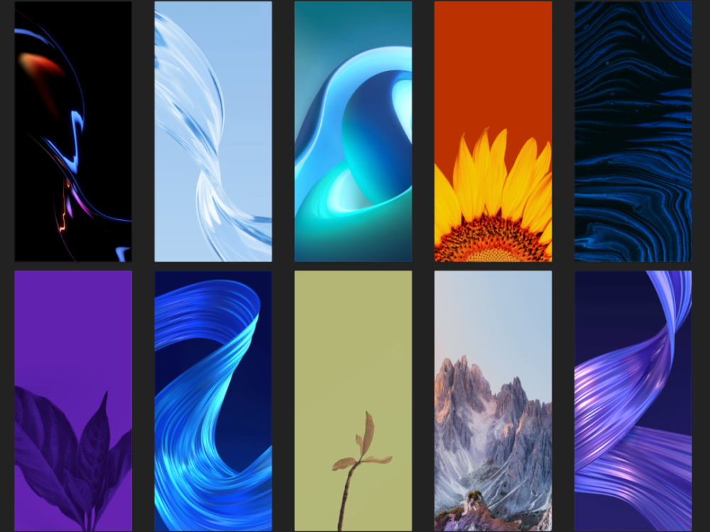 全网首发meizu魅族18系列内置原生壁纸分享