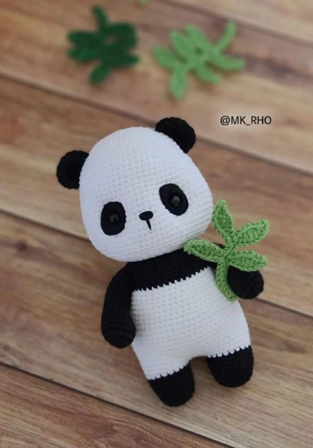 钩针图解国潮熊猫来袭水墨画里走出可爱萌宝