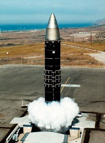 资料图:"和平卫士"洲际导弹