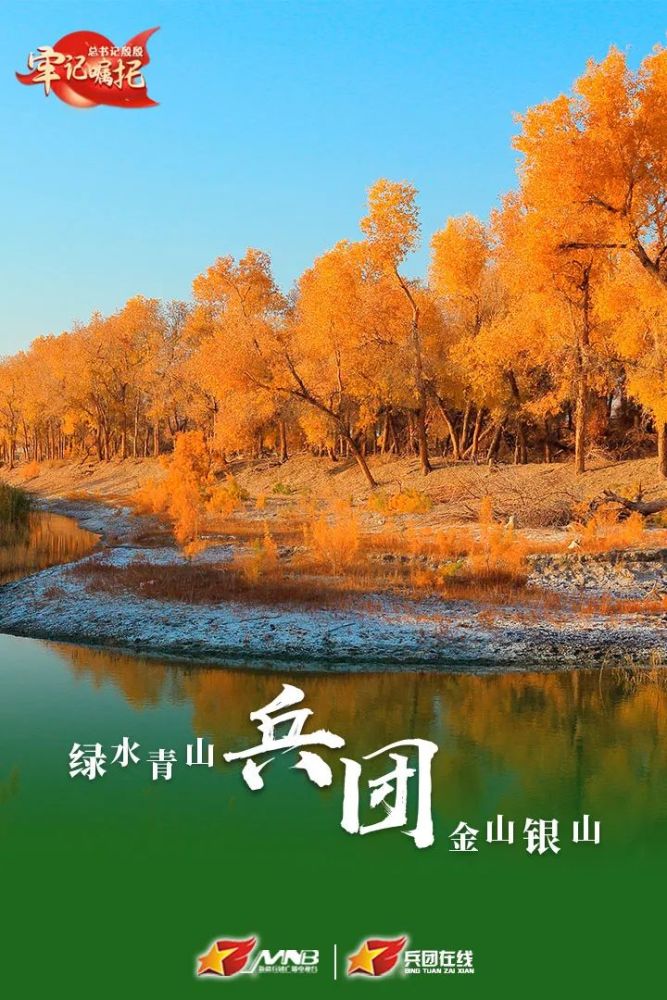 海报|蓝天碧水净土打造兵团"绿色名片"