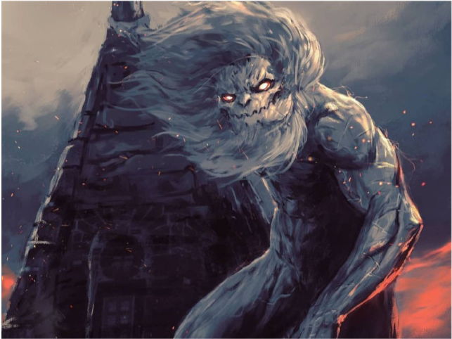 哥特风进击的巨人,艾伦仿佛撒旦降临,超大型巨人坐实破坏神称号