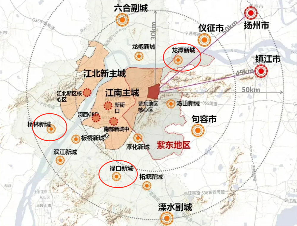 南京城市规划中的诸多新城 桥林就在其中小编认为,桥林现在各项配套在