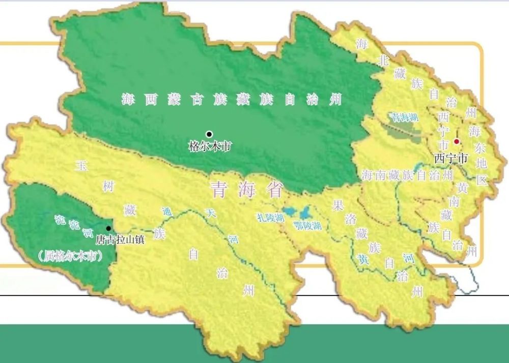 8万平方公里的土地是其北部海西蒙古族藏族自治州的飞地这片地区为