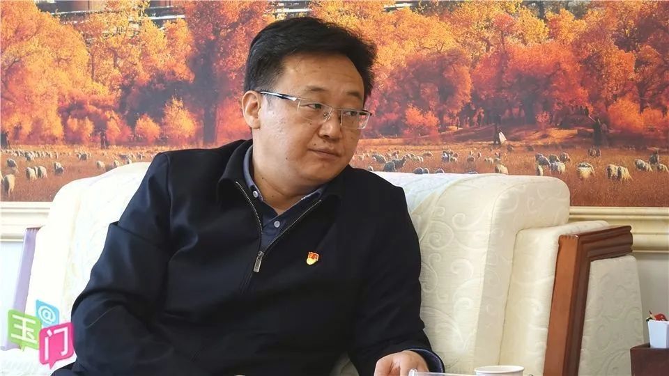 玉门市委副书记市政府市长王超会见山东客商