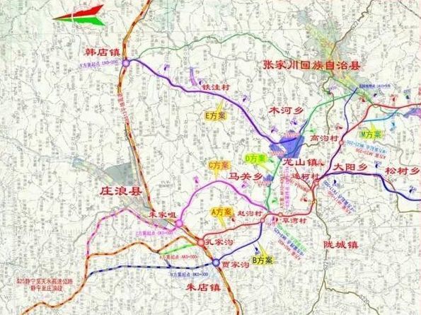 甘谷县景礼高速规划图片