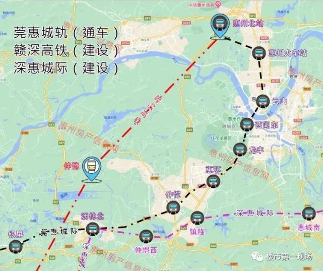 一条仲恺大道直抵东莞腹部;莞惠城轨贯穿莞惠两城的中心,完全实现1