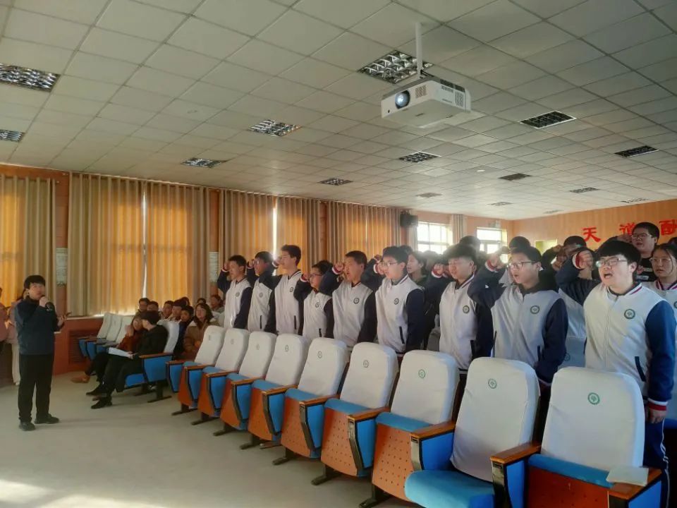 中考,我来了!——羊亭学校初四级部召开2021年中考百日动员誓师大会