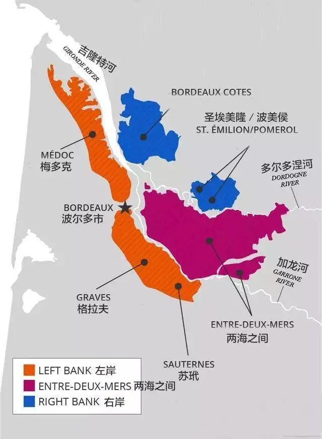 地理位置波尔多位于法国西南部,西临大西洋,温带海洋性气候,温和稳定.