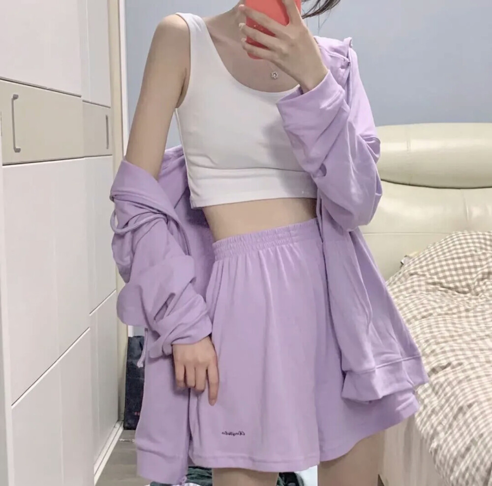 紫色系女头jk头像可爱头像大全