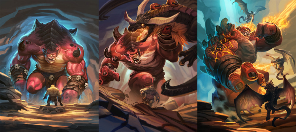 炉石传说设计师画饼狗头人女王与钩牙重做归来回调里有一张冲锋牌