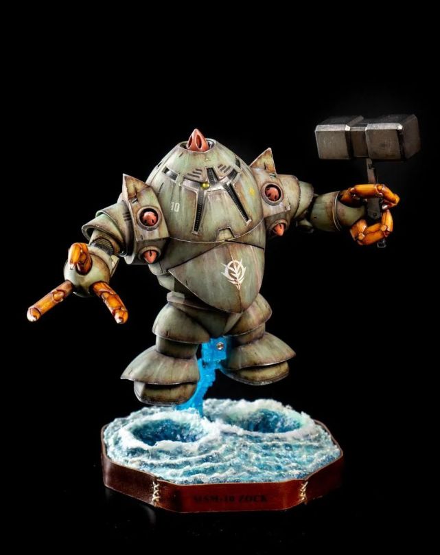 水产大法双面魔蟹水面小场景