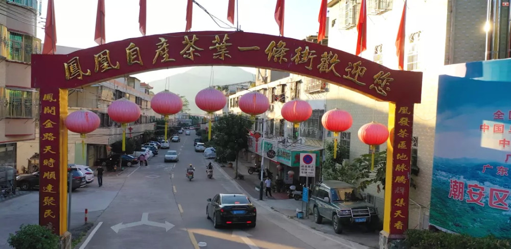 潮州凤凰镇的茶叶一条街_腾讯新闻