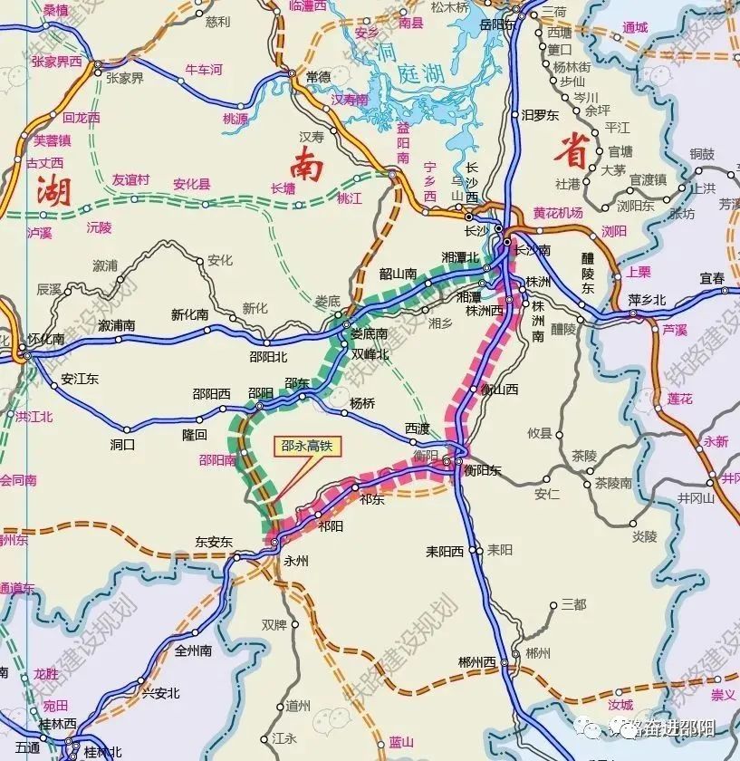 湖南城际铁路规划图图片