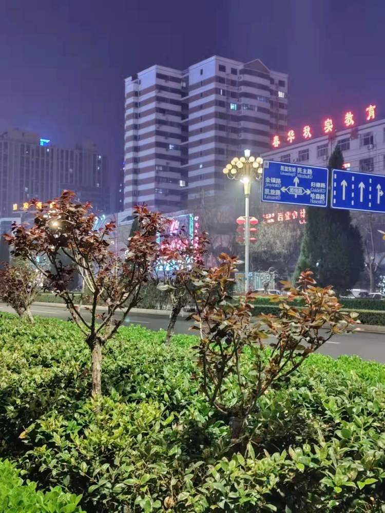 商丘夜景飄逸靚麗美麗無限