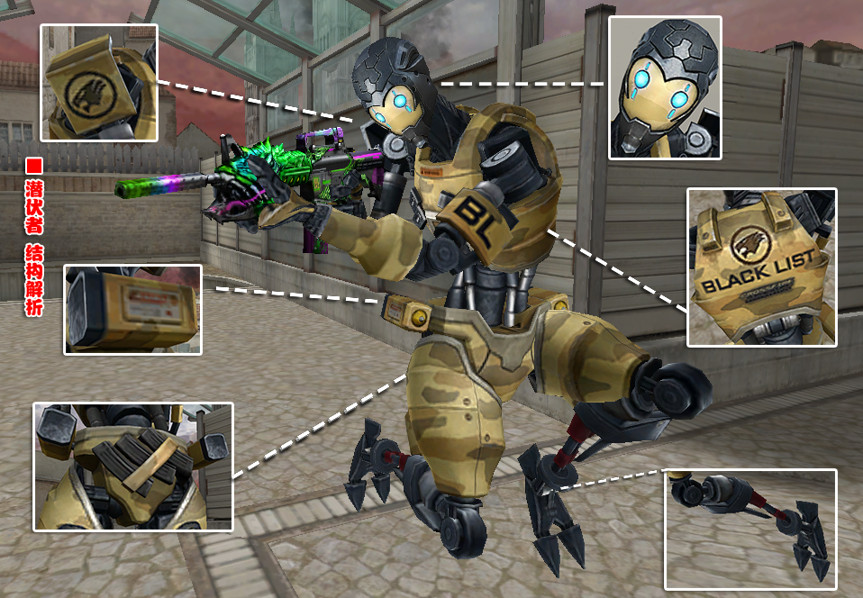 cf先遣服快讯什么连机器人角色都来了机械n22重置版抢先看