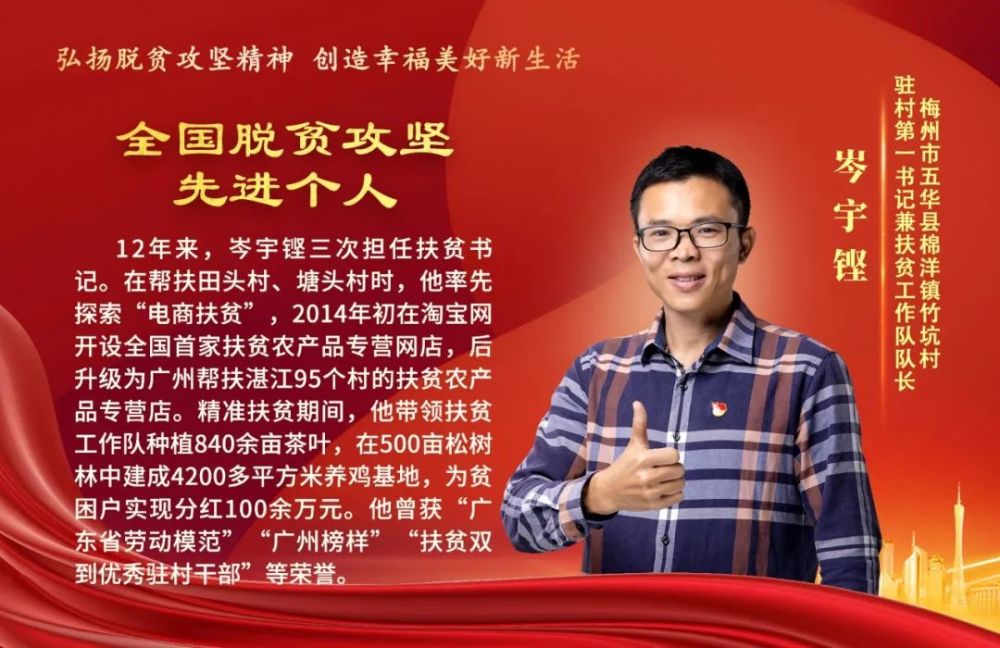 2021年广州榜样第二期丨弘扬脱贫攻坚精神创造幸福美好新生活