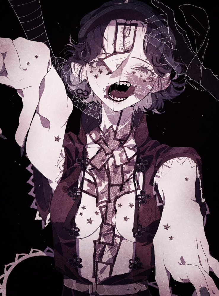 插画分享我太爱了我太喜欢这种支离破碎的美感了