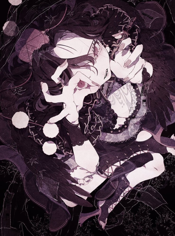 插画分享我太爱了我太喜欢这种支离破碎的美感了