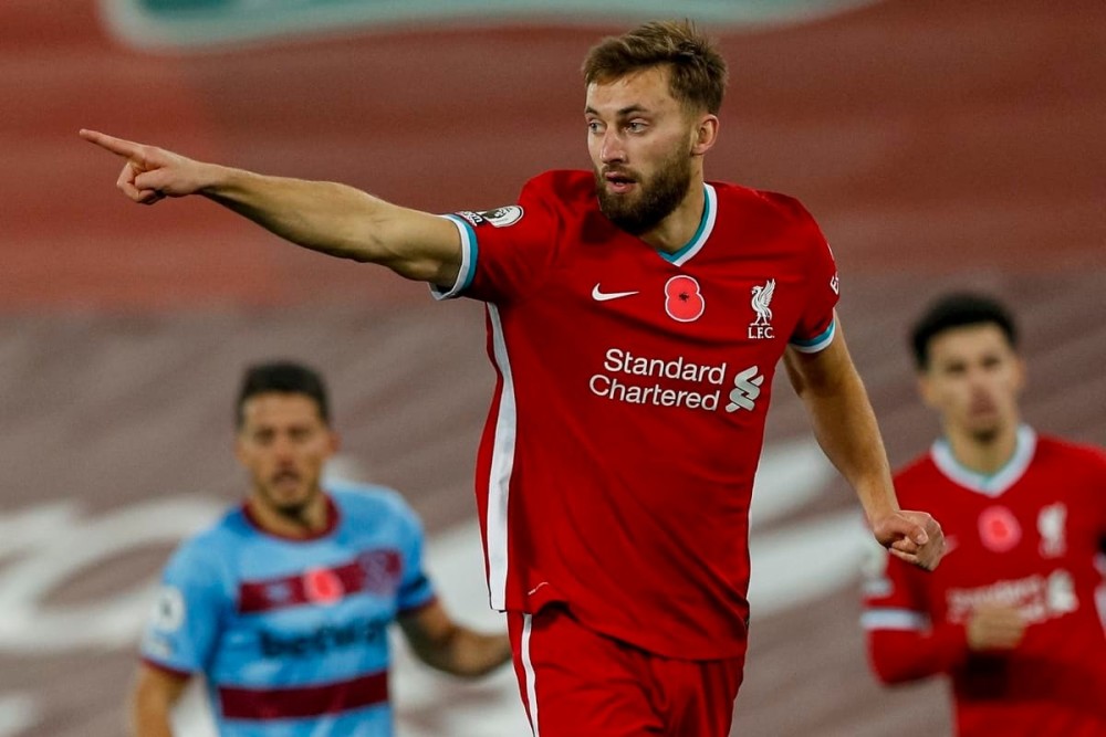 利物浦今季最强奇兵青训中后卫纳撒尼尔菲利普斯