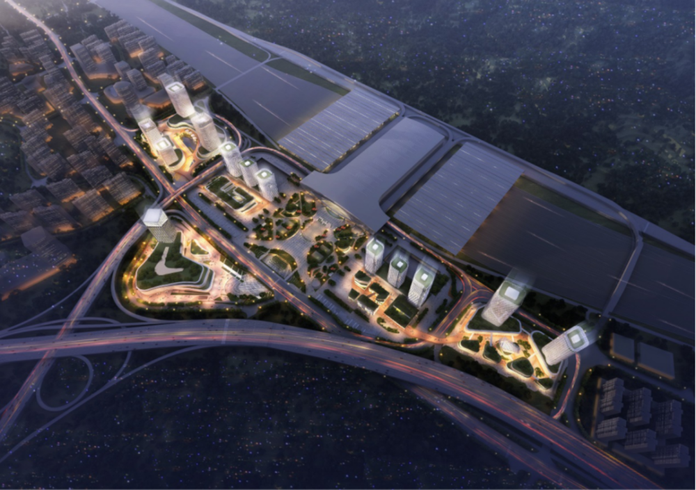 绿地重庆城际空间站将依托中国西部最大的客运枢纽重庆西站,利用高铁