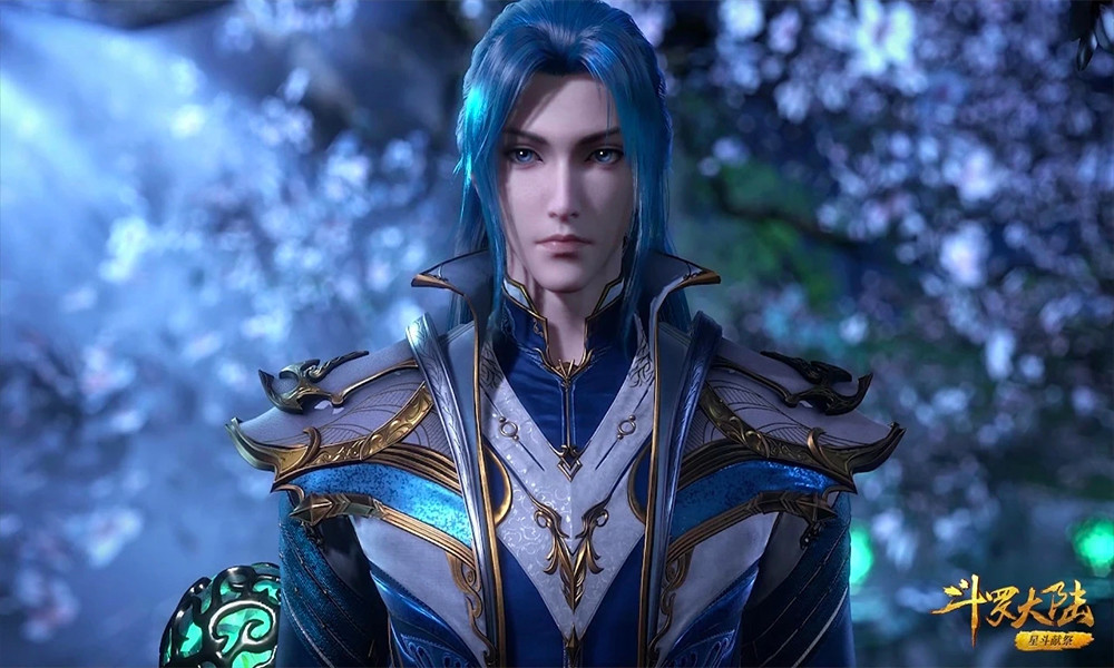 斗罗大陆:当唐三把头发全部散开,魅力不要太大,凌乱中还带点美_腾讯