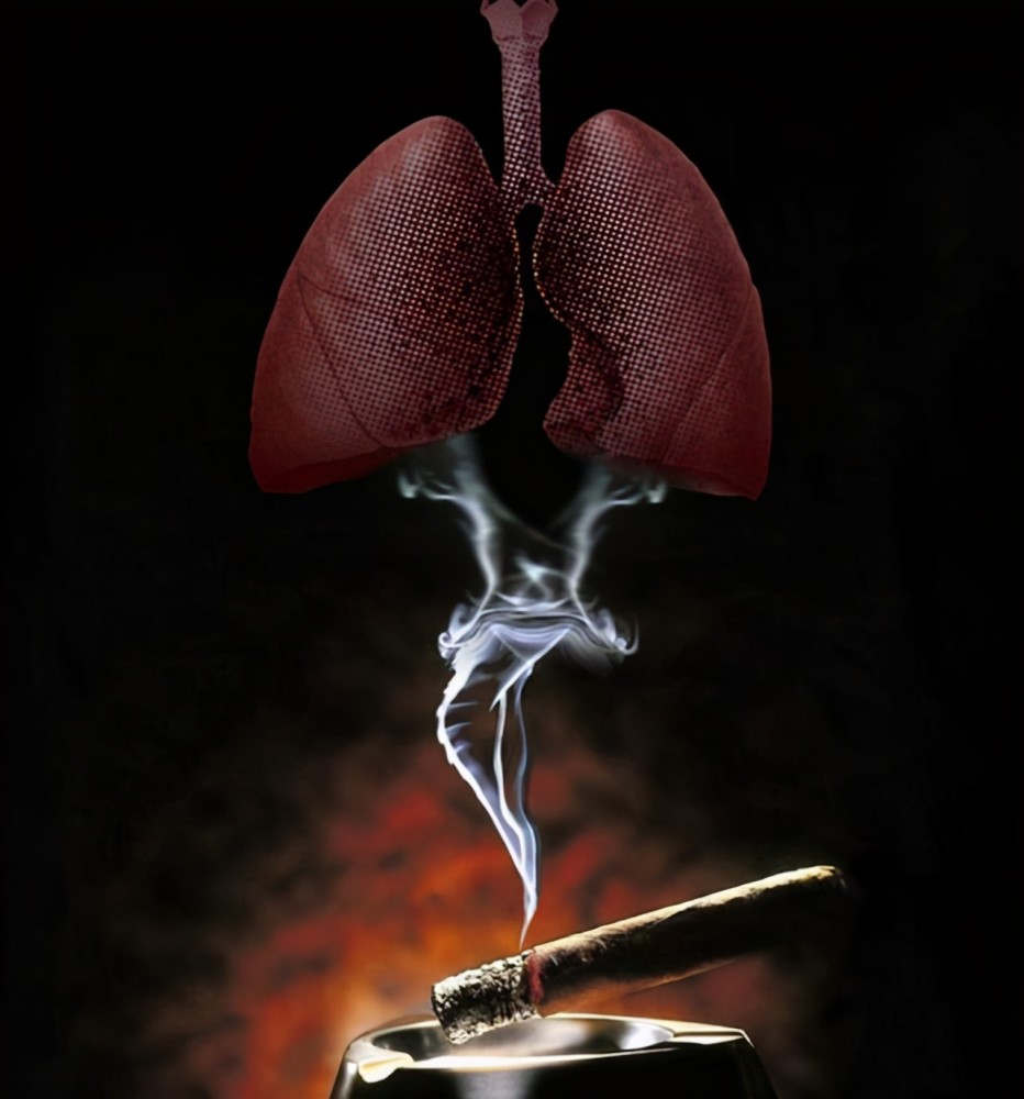 吸烟的肺图片 壁纸图片