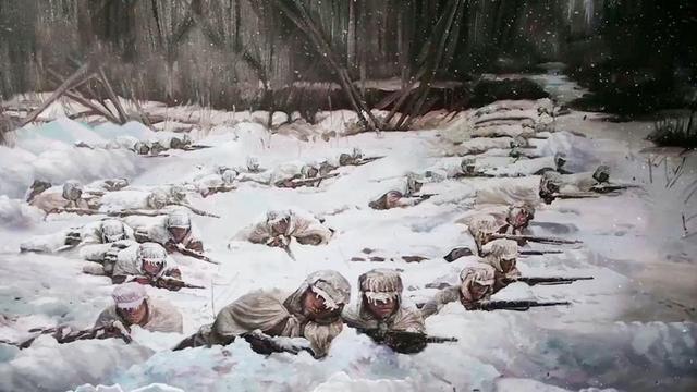 抗美援朝的"冰雕连",战士宁愿冻死也不撤退,美军主动脱帽致敬