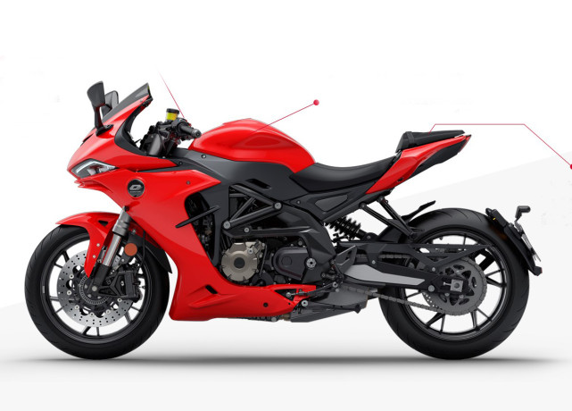 贝纳利龙六再次改款qjmotor赛600确认更换牌照框