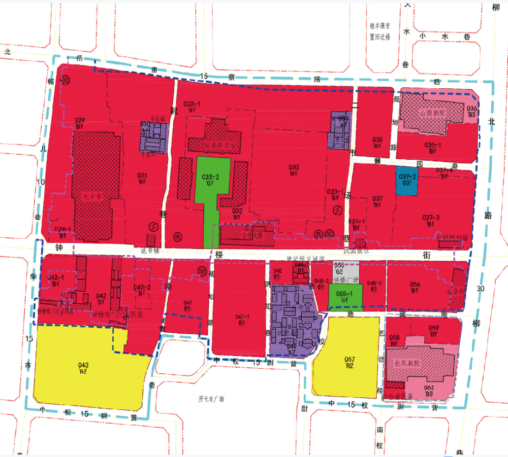 太原鐘樓街古商業文化街控規方案修改公示商業用地面積有所增加