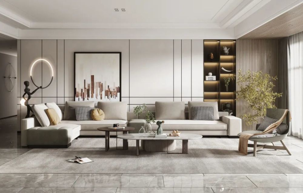 2021年最新沙发背景墙设计|100款_腾讯新闻