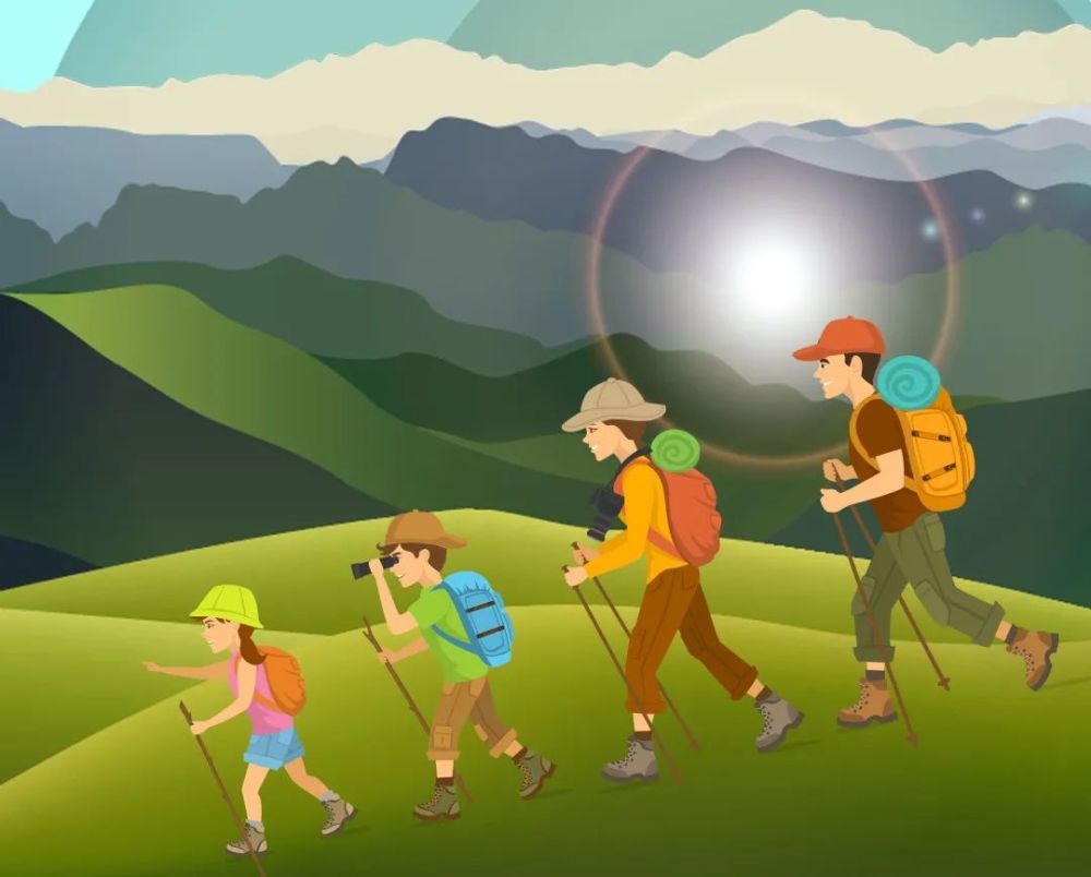 【徒步登山防走失】04放风筝时,要选择空旷无人的场地,避开有高压线的