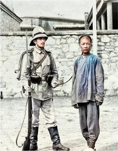 八国联军上色老照片!