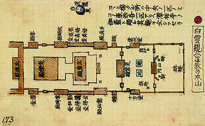 ▍伊东忠太笔记中的北京白云观当然,与学界重点关注建筑的间架结构