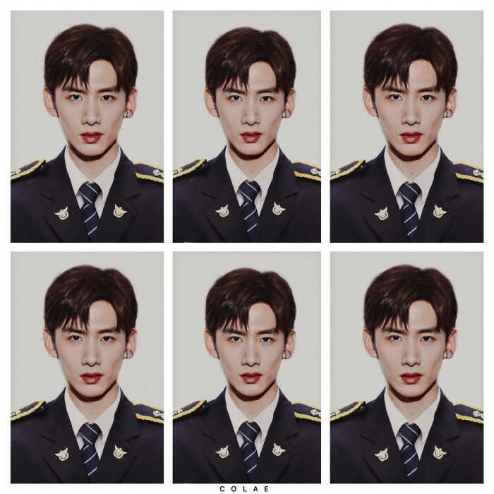 白敬亭的制服诱惑!小白的制服证件照来喽!你肯定没见过!