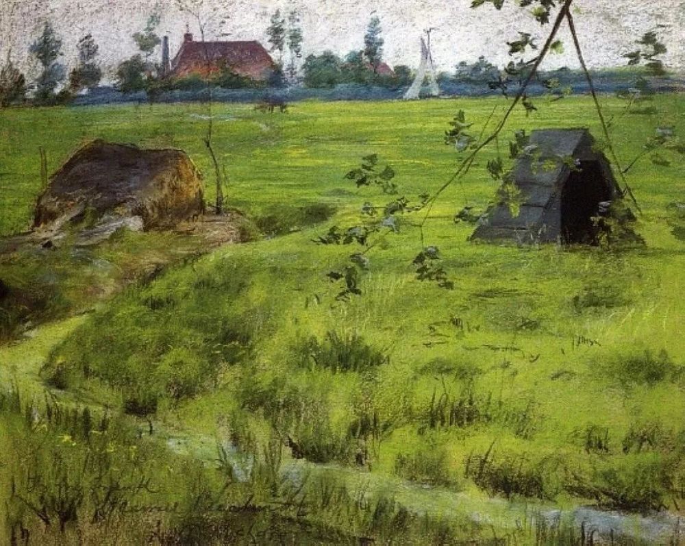 驰名美国画坛的惠斯勒(1834～1903),玛丽·卡萨特(1844～1925)和