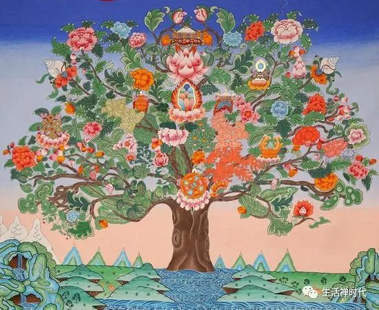 满目青山不寻常有灵性妙庄严的树